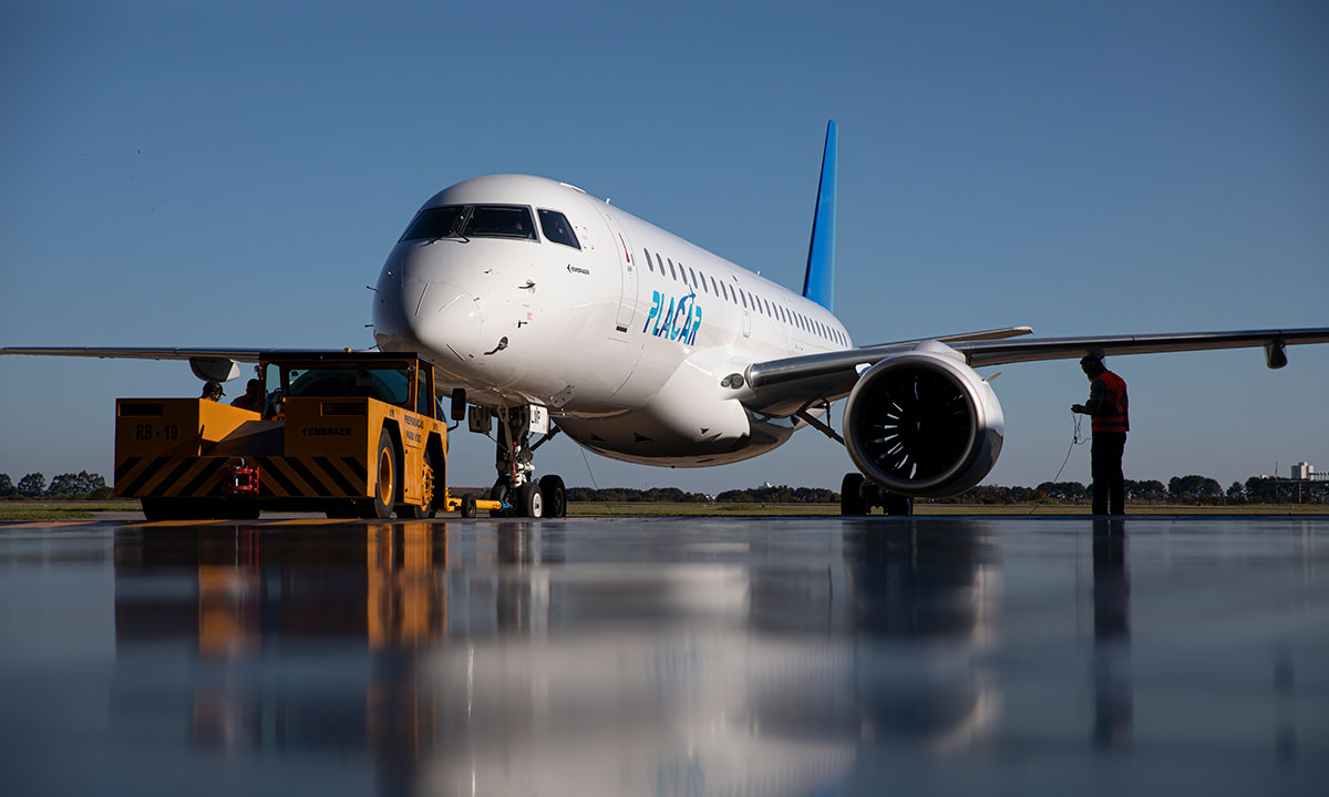 avião E190-E2 do Palmeiras, Placar Linhas Aéreas