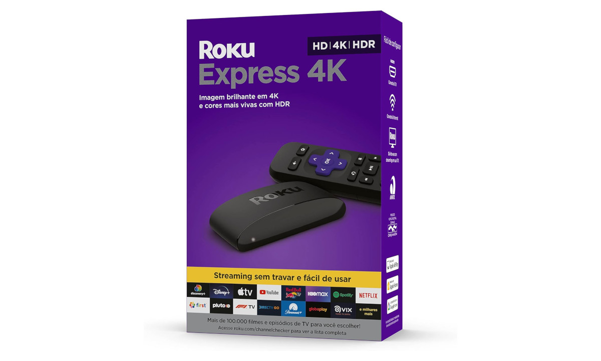 Roku 4k com desconto: transforme sua televisão antiga em uma Smart TV