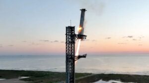 A SpaceX conseguiu realizar a baliza do seu megafoguete Starship